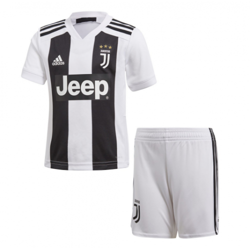 Juventus Fodboldtrøjer Børn Hjemmebanesæt 2018/19 Kort ærmer Juventus Fodboldtrøjer Børn Hjemmebanesæt 2018/19 Kort ærmer